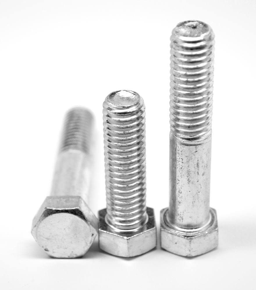 7/16x22-14 x 4x22 Grade 2 Hex Cap Screw Low Carbon Steel Zinc Plated X412