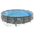 14' Above Ground Pool with Filter Pump R9873
