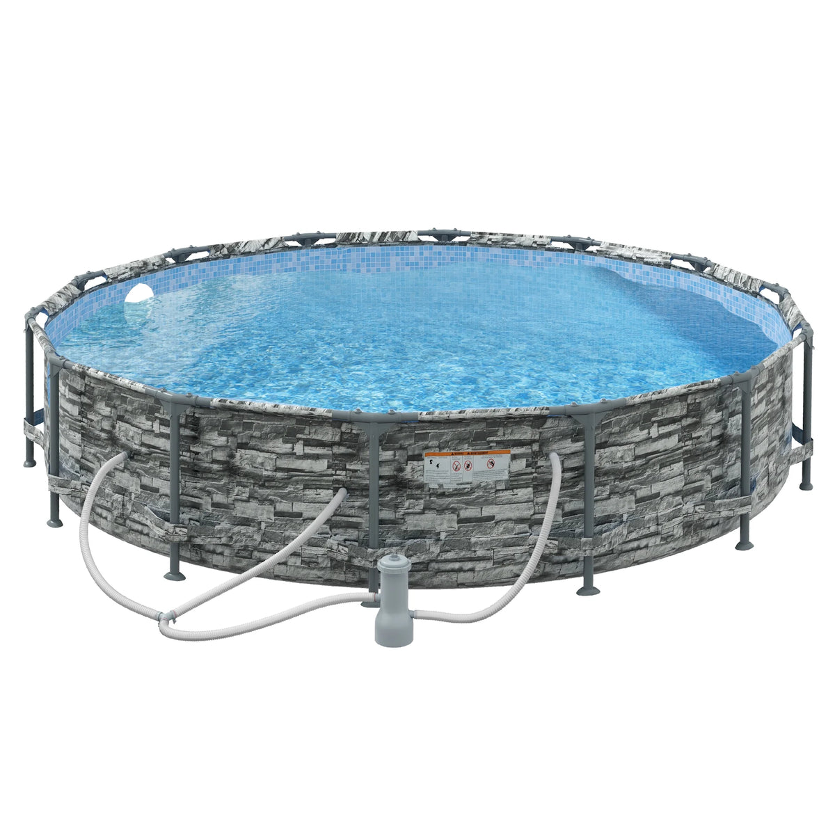 14' Above Ground Pool with Filter Pump R9873