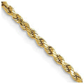 10 Karat Yellow Gold Rope Chain S424