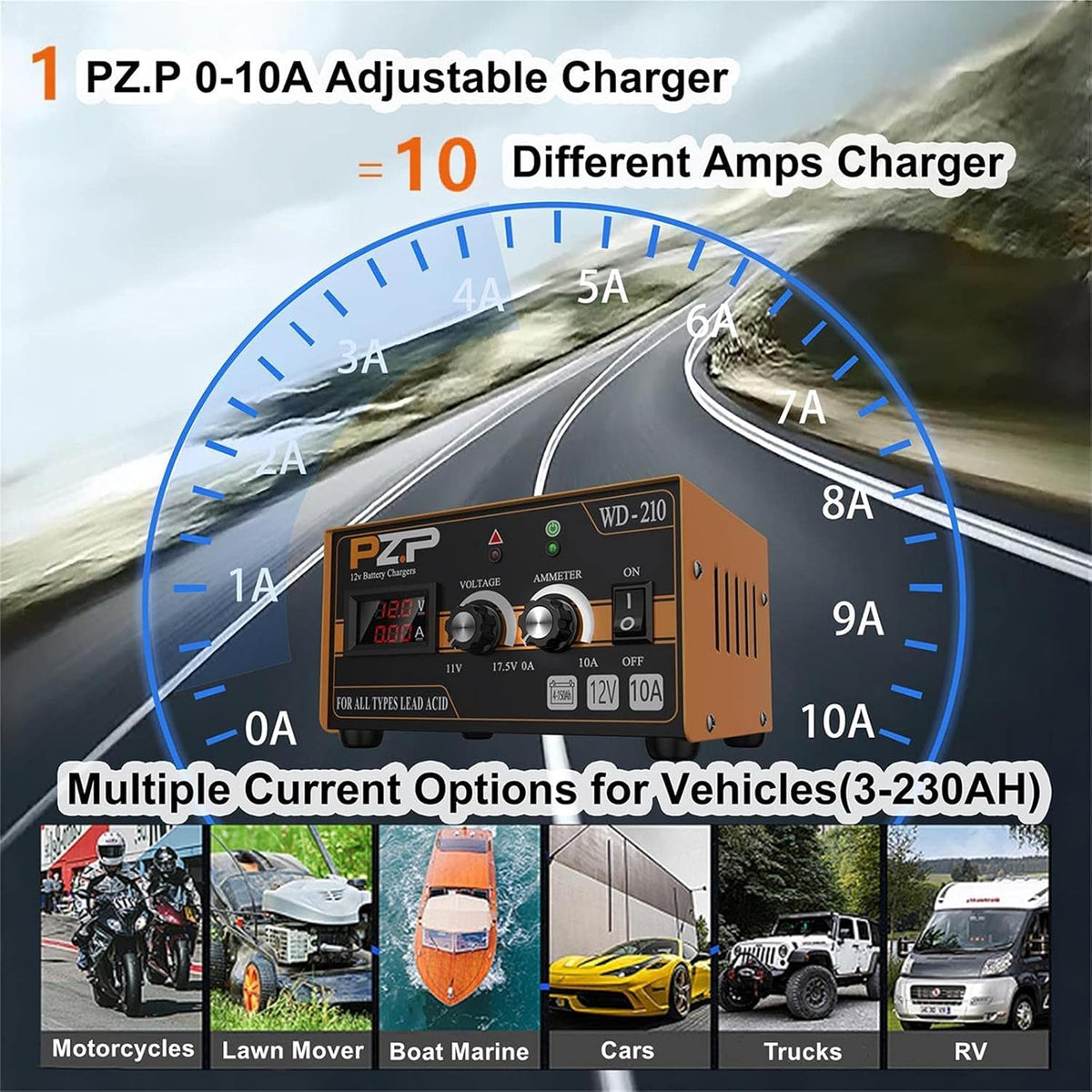 12V/24V Manual Battery Charger K407366