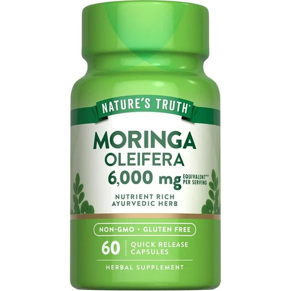 Moringa Capsules 6000mg 60 Count H6487