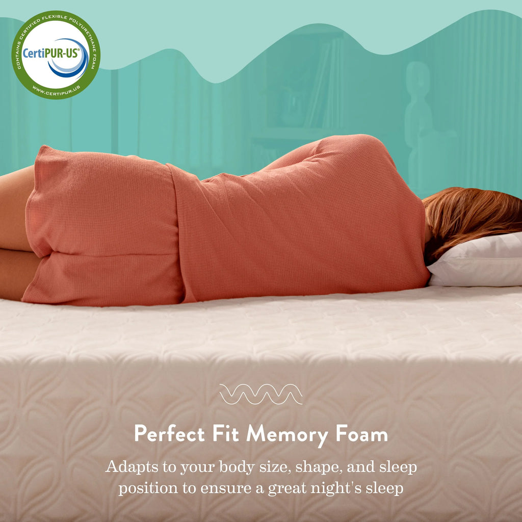 10 Medium Gel Memory Foam Mattress, Queen P954253