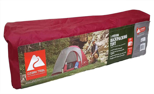 1-Person Backpacking Tent with Large Door M101803