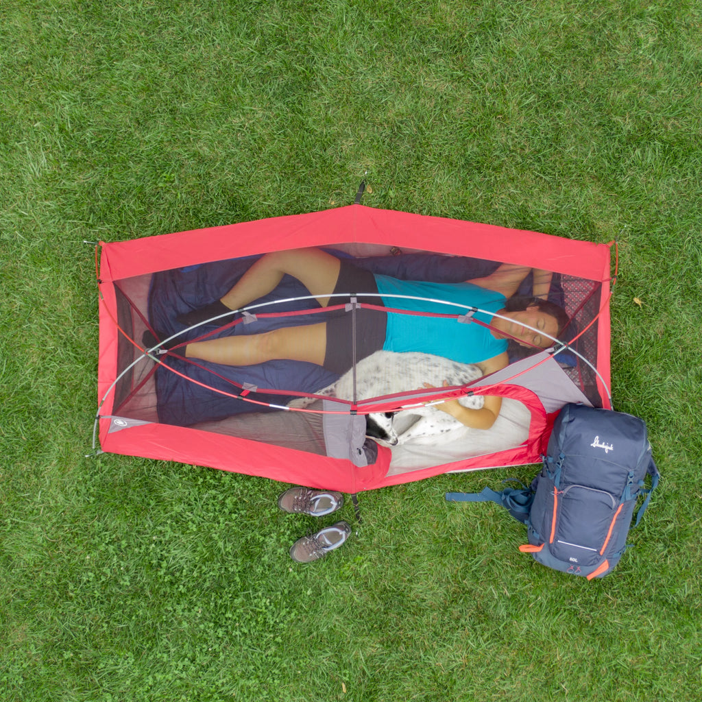 1-Person Backpacking Tent with Large Door M101803
