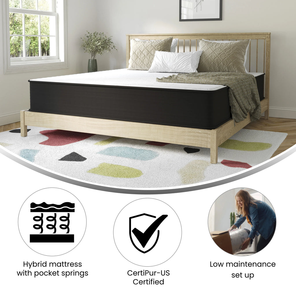 10 Inch Full Size Hybrid Mattress G3483