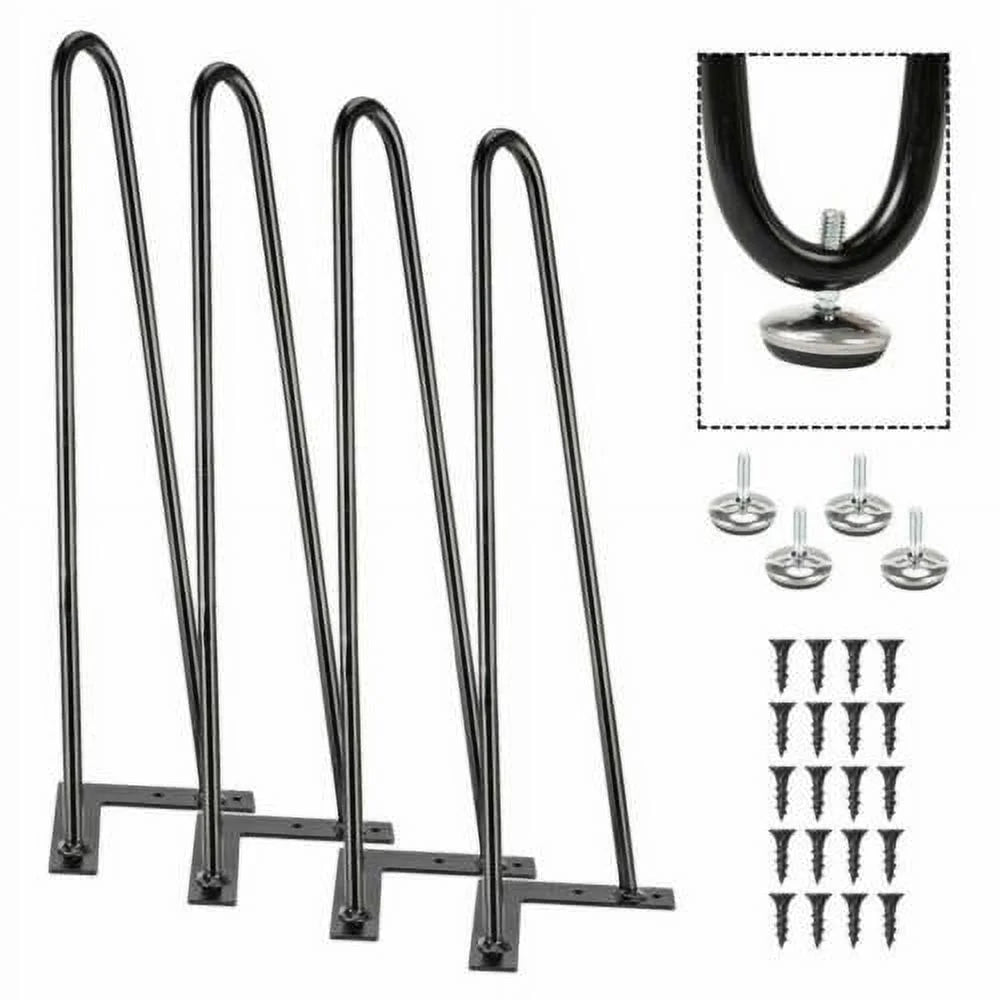 16" Hairpin Table Legs Set of 4 M232
