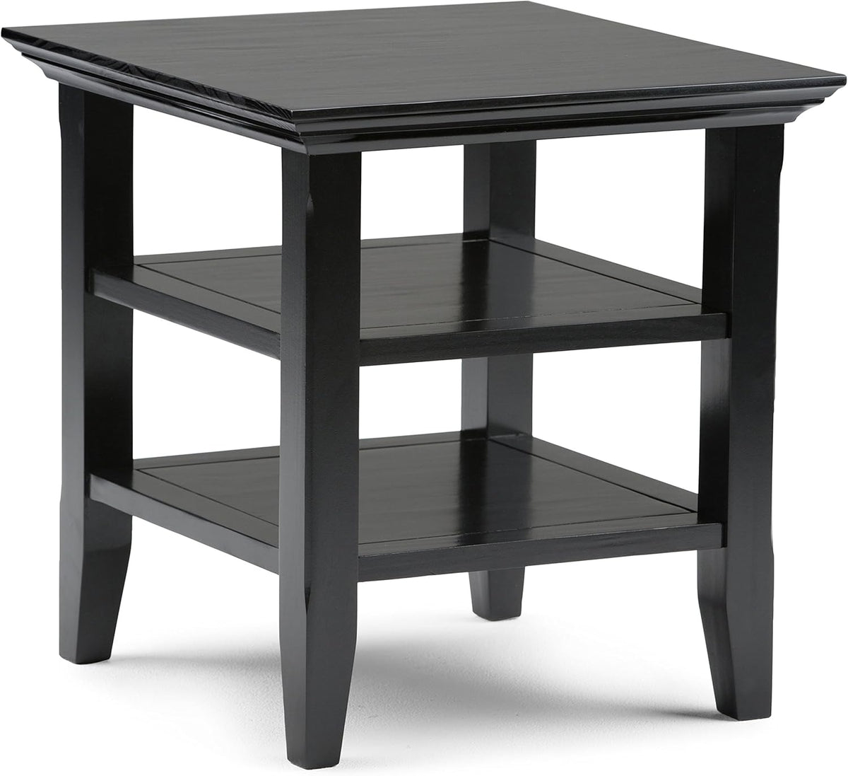 19 inch Rustic Natural Aged Brown End Table O1023