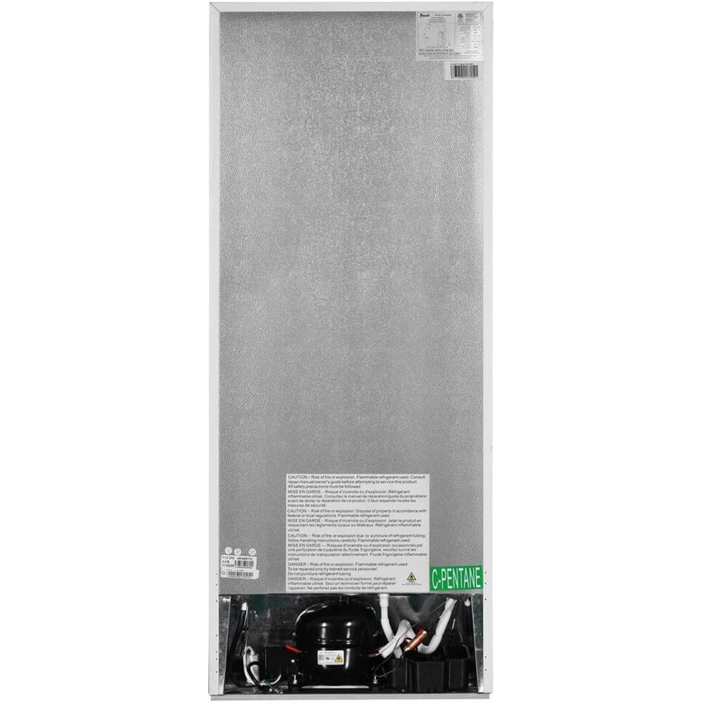 10 Cu. Ft. Stainless Steel Apartment Size Refrigerator I24116