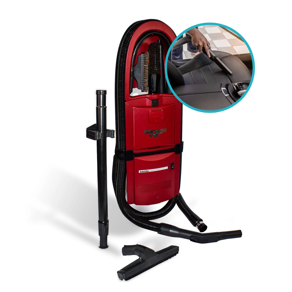 1 Gallon Wall Mounted Garage Vacuum Cleaner with Stretch Hose H455432