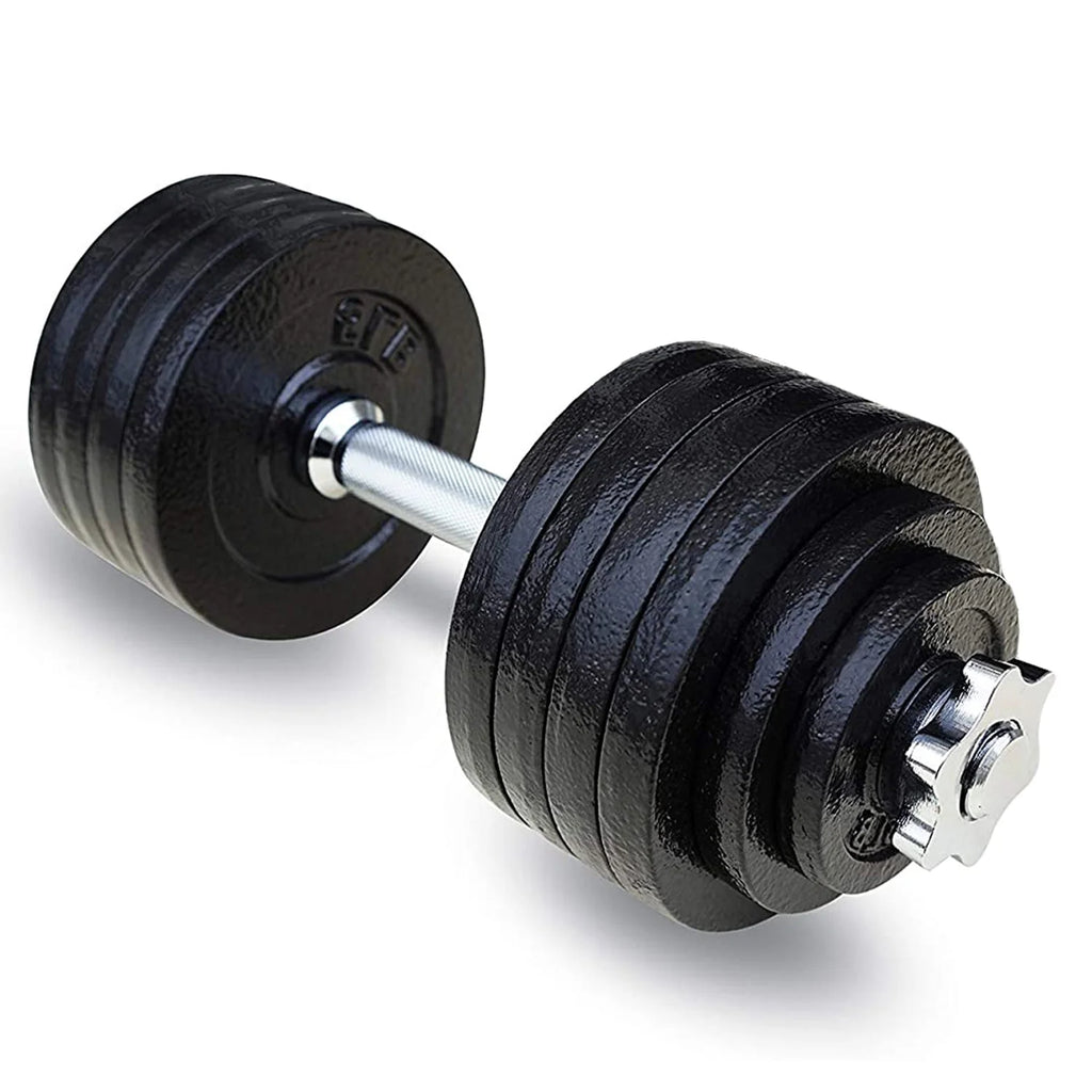 105 lbs Adjustable Cast Iron Dumbbells Set R21432