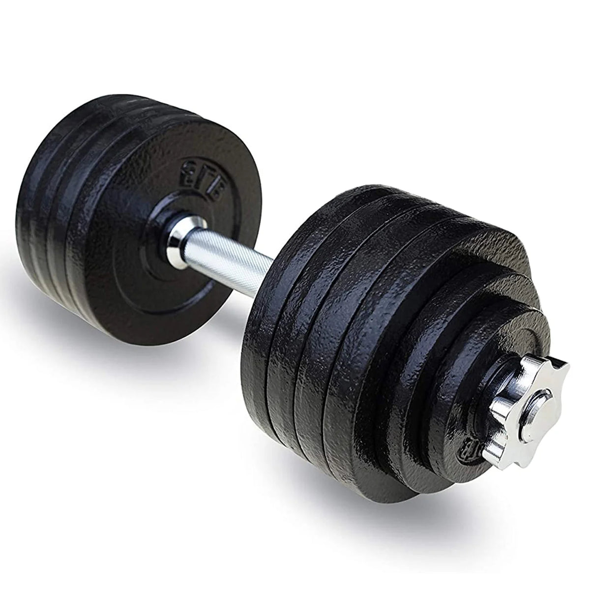 105 lbs Adjustable Cast Iron Dumbbells Set R21432