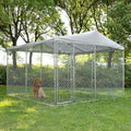 10x10 ft Extra Large Outdoor Dog Kennel with Roof U871