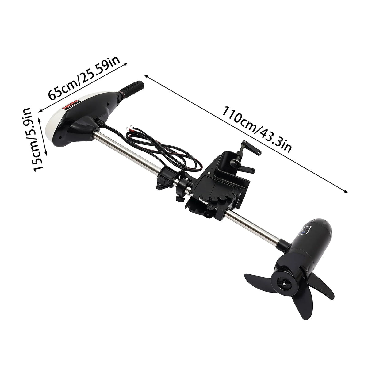 12V 65lbs 660W Electric Trolling Motor D402146
