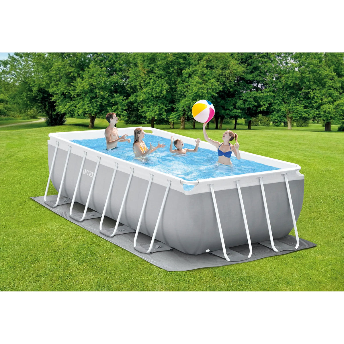 16Ft x 8Ft x 42In Rectangular Pool Set S594634