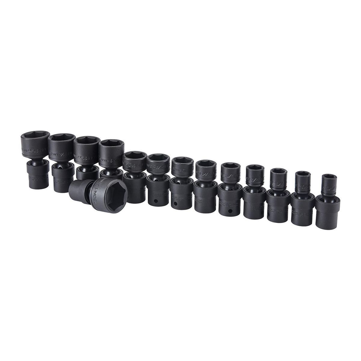 1/2 in. Drive SAE Impact Swivel Socket Set, 14-Piece P647170