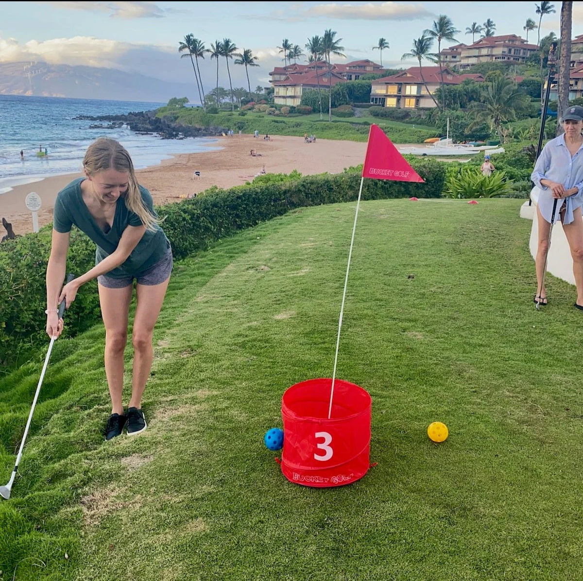 Backyard Golf Game Red 6 Hole R27906