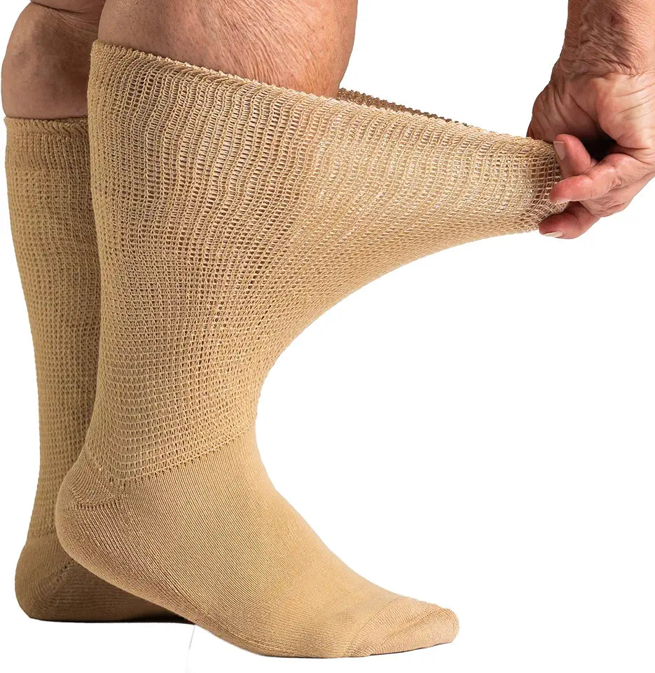 Non Binding Diabetic Crew Socks Y57583