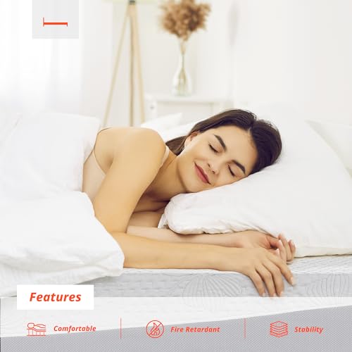 10 Inch Gel Memory Foam Twin Mattress S70694