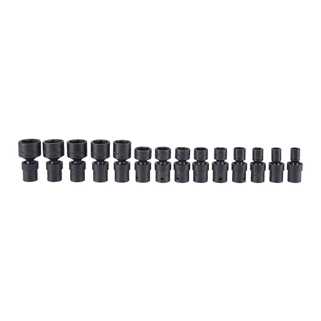 1/2 in. Drive SAE Impact Swivel Socket Set, 14-Piece P647170