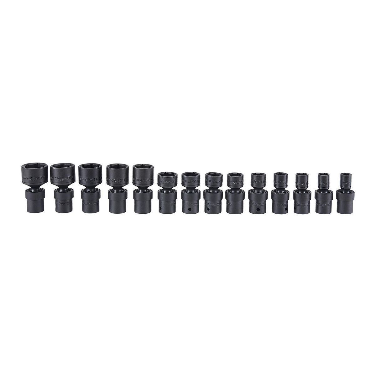 1/2 in. Drive SAE Impact Swivel Socket Set, 14-Piece P647170