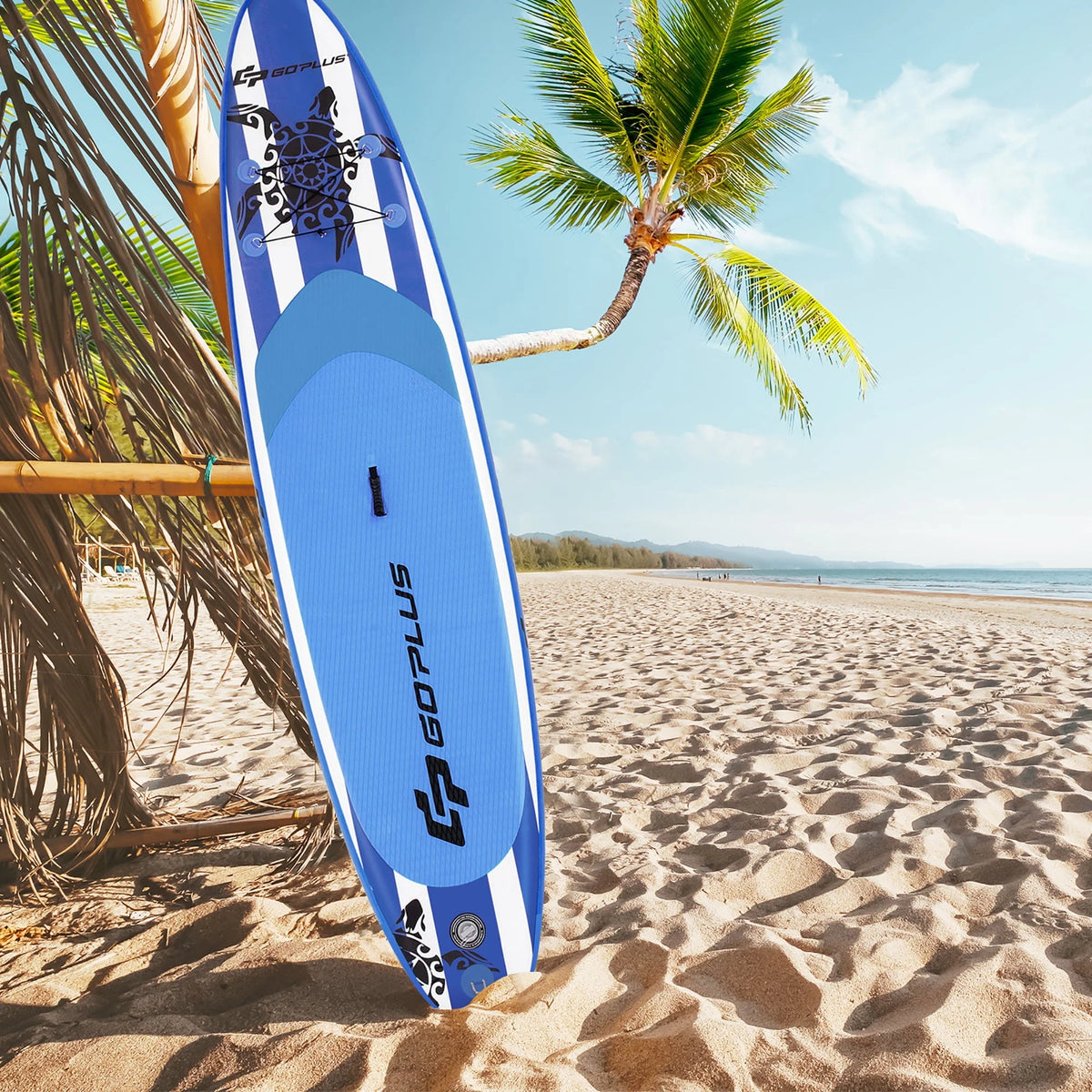 11' Inflatable Stand Up Paddle Board with Carry Bag L64787
