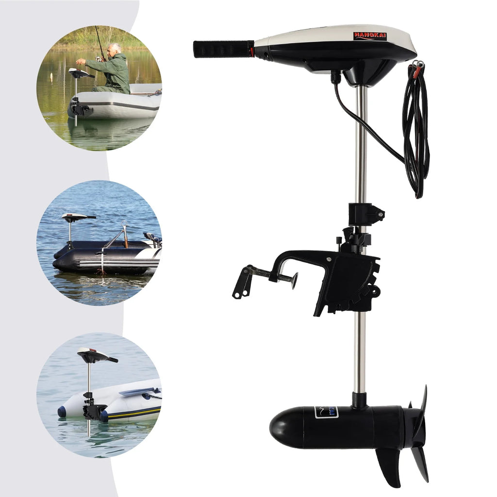 12V 65lbs 660W Electric Trolling Motor D402146