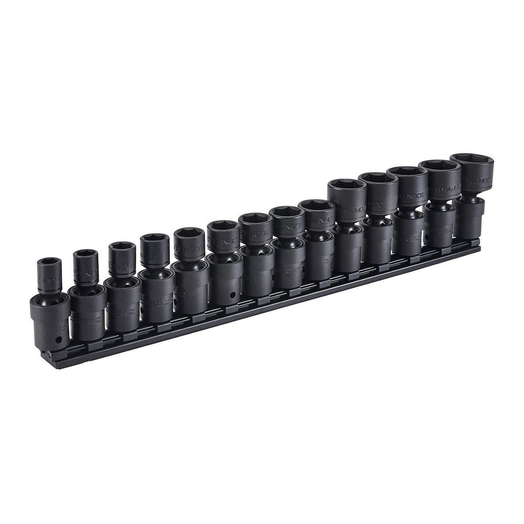 1/2 in. Drive SAE Impact Swivel Socket Set, 14-Piece P647170