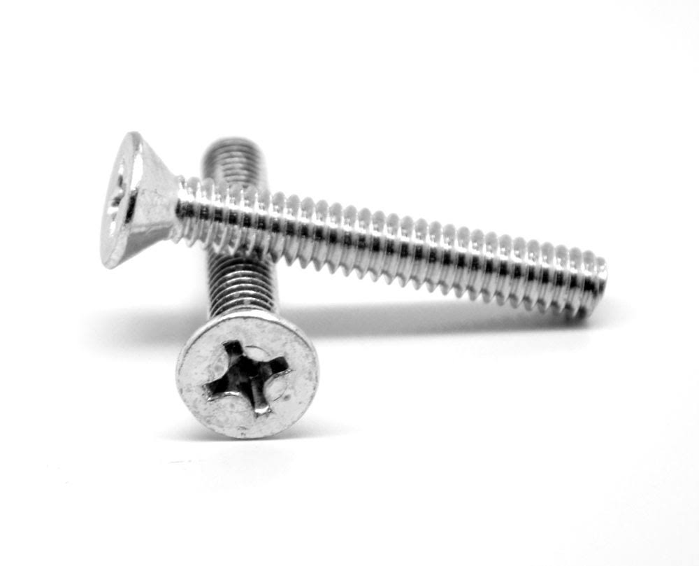 #4-40 x 3/4 Coarse Thread Phillips Flat Head Machine Screw X5615
