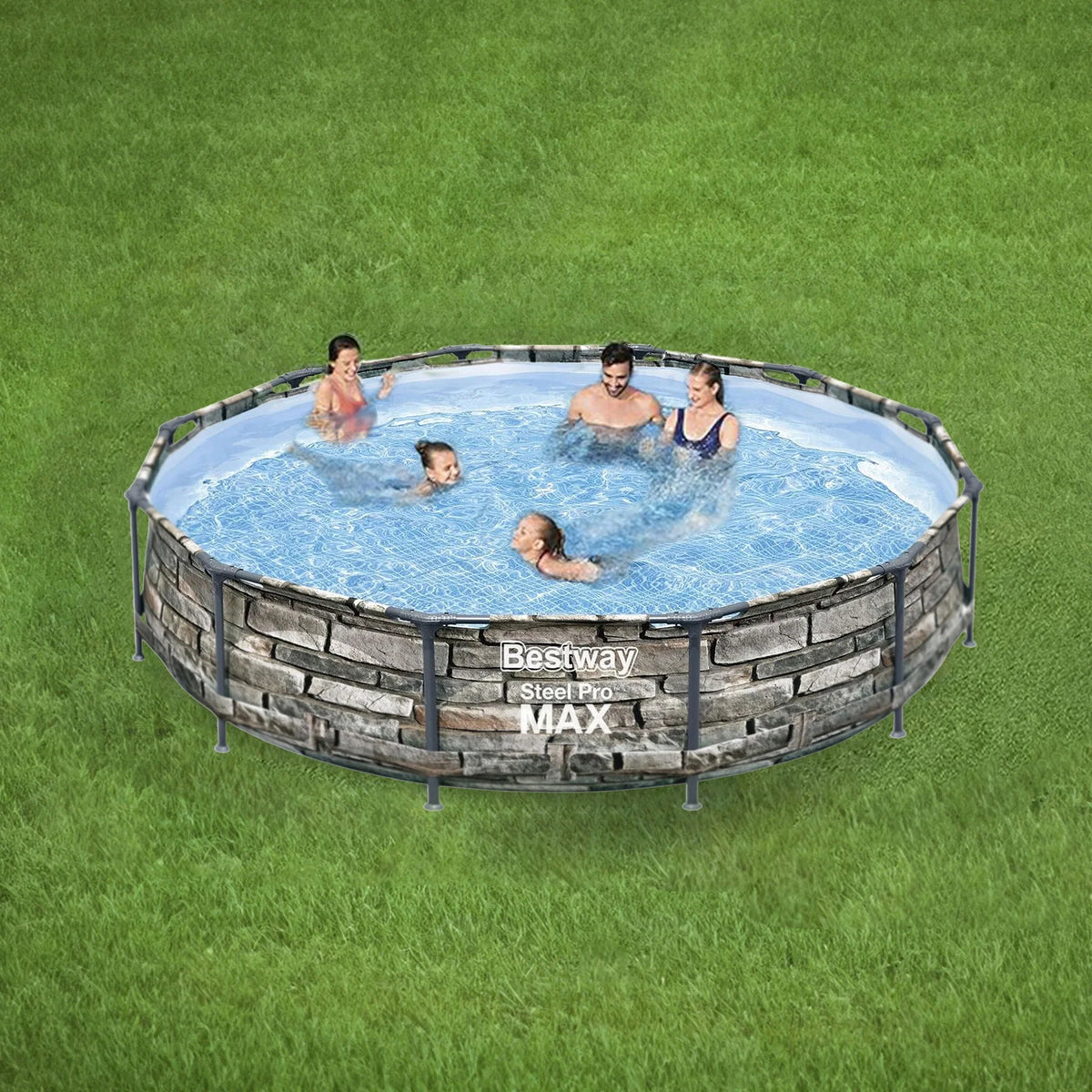 12' x 30 Round Above Ground Pool with Pump D498105