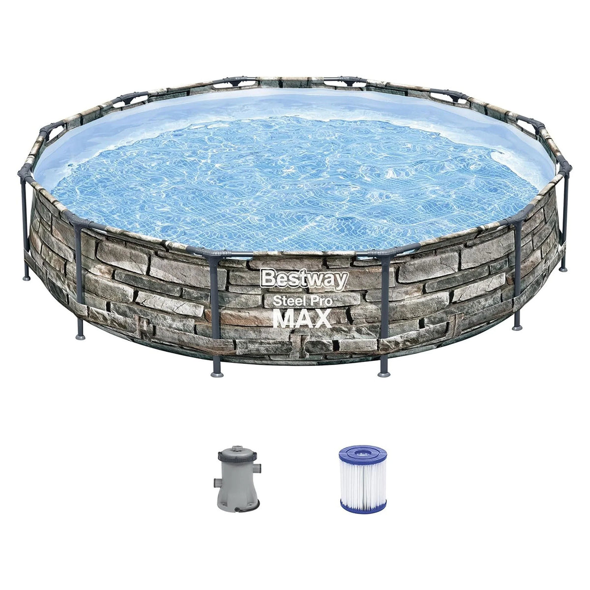 12' x 30 Round Above Ground Pool with Pump D498105