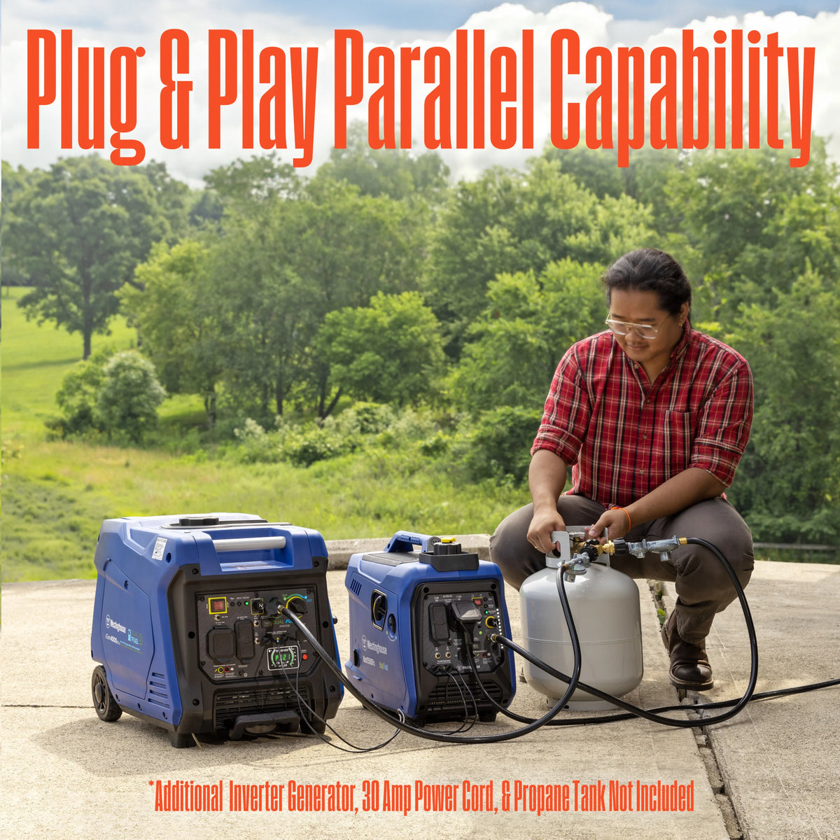 2550 Peak Watt Dual Fuel Portable Inverter Generator U15714