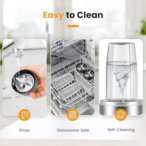 1300W Portable Smoothie Blender with 2 27Oz To-Go Cups K470025