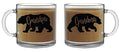 13oz Glass Coffee Mug Couples Sets U637