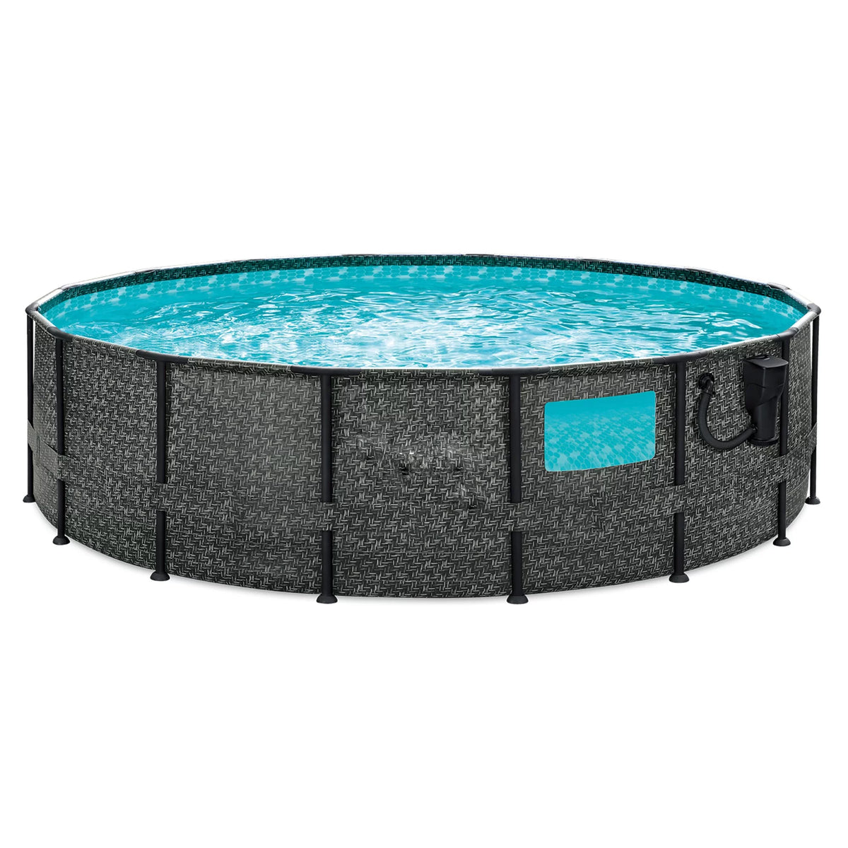 16ft x 48in Above Ground Swimming Pool Set with Pump I9920