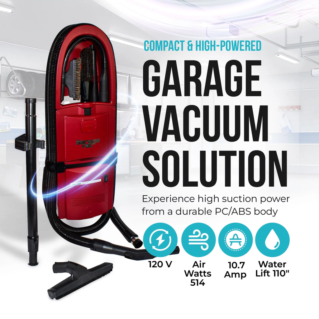 1 Gallon Wall Mounted Garage Vacuum Cleaner with Stretch Hose H455432