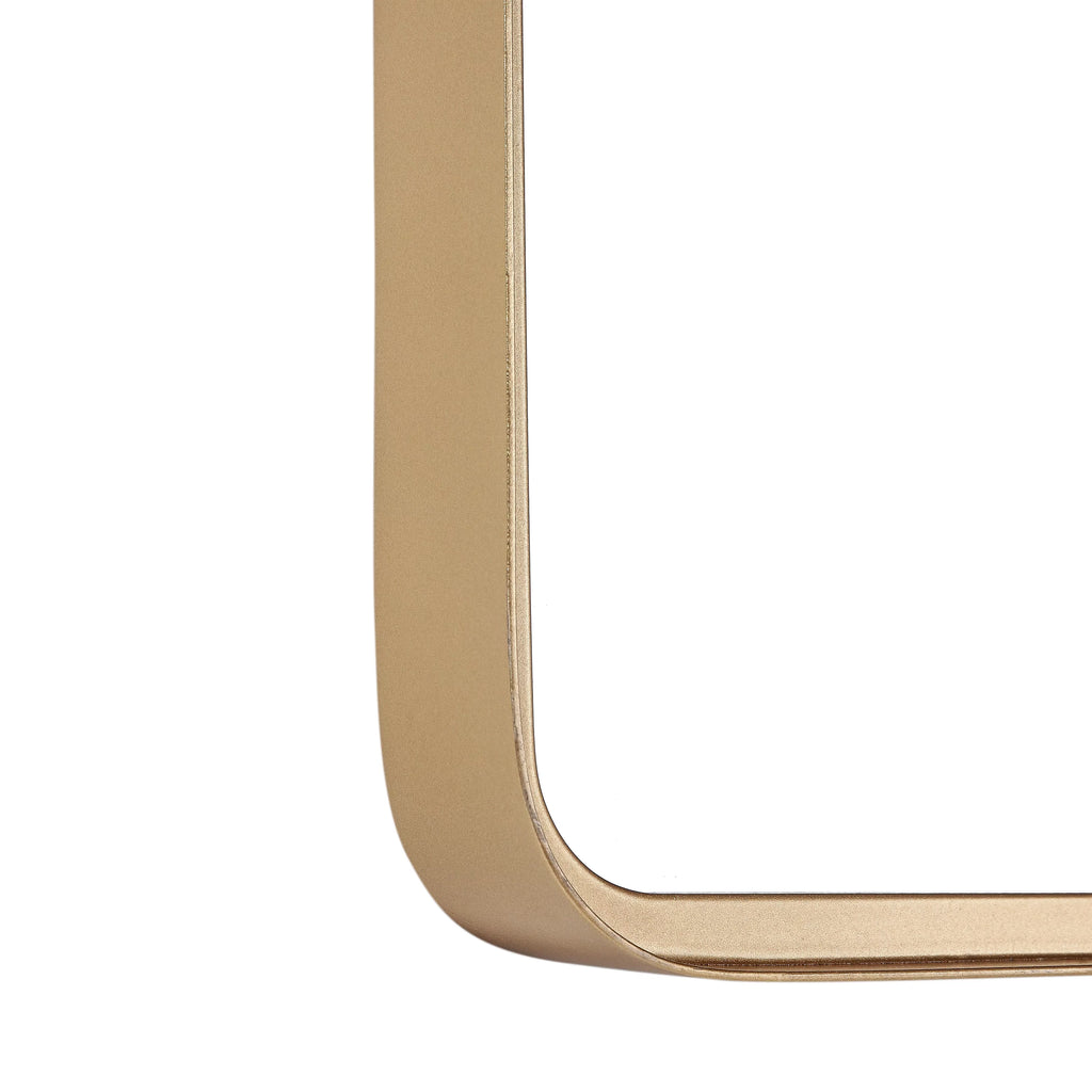 30"x 40" Gold Metal Deep Framed Wall Mirror T3662